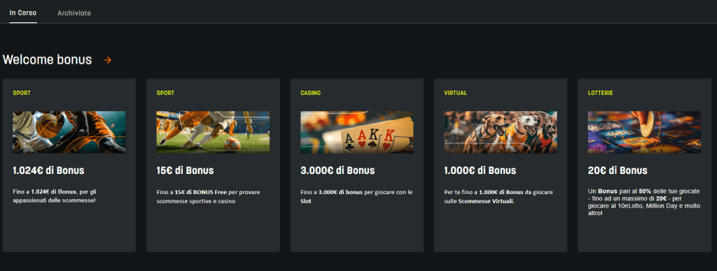 Snai Casino bonus